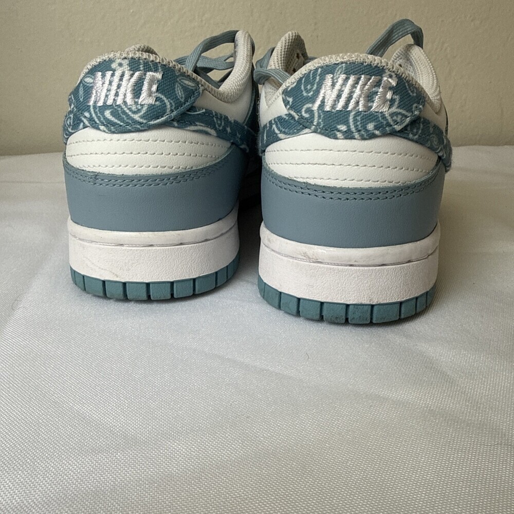 Nike Womens Dunk Low Blue Paisley DH4401-101 Women Size - Picture 5 of 10
